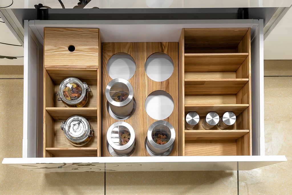Kitchen storage cabinet creative solutions